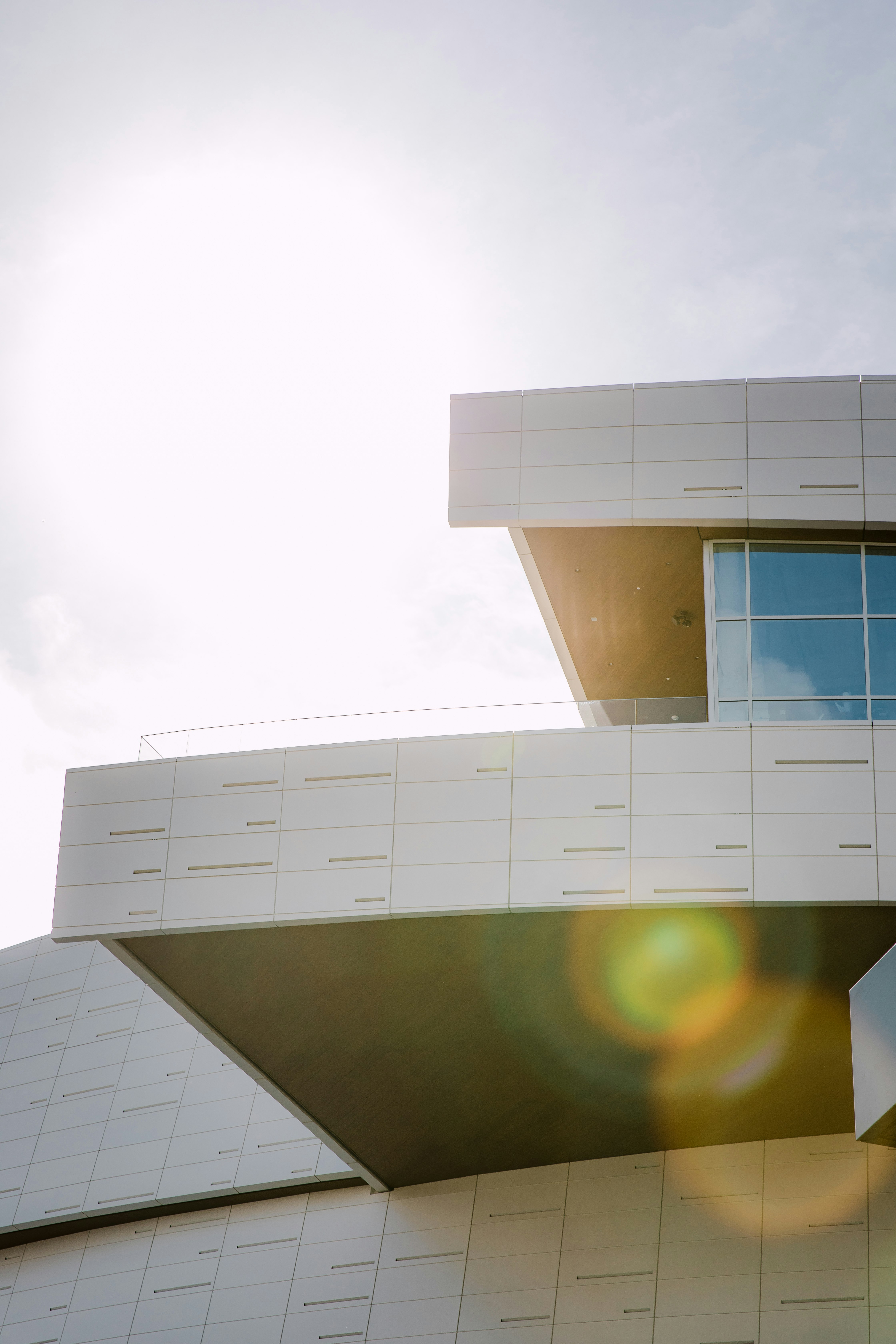 architectural photography of white city building